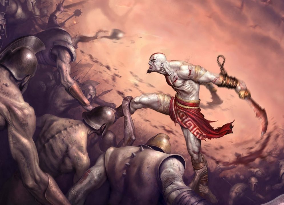 God of War: Kratos é Odin em ilustração épica